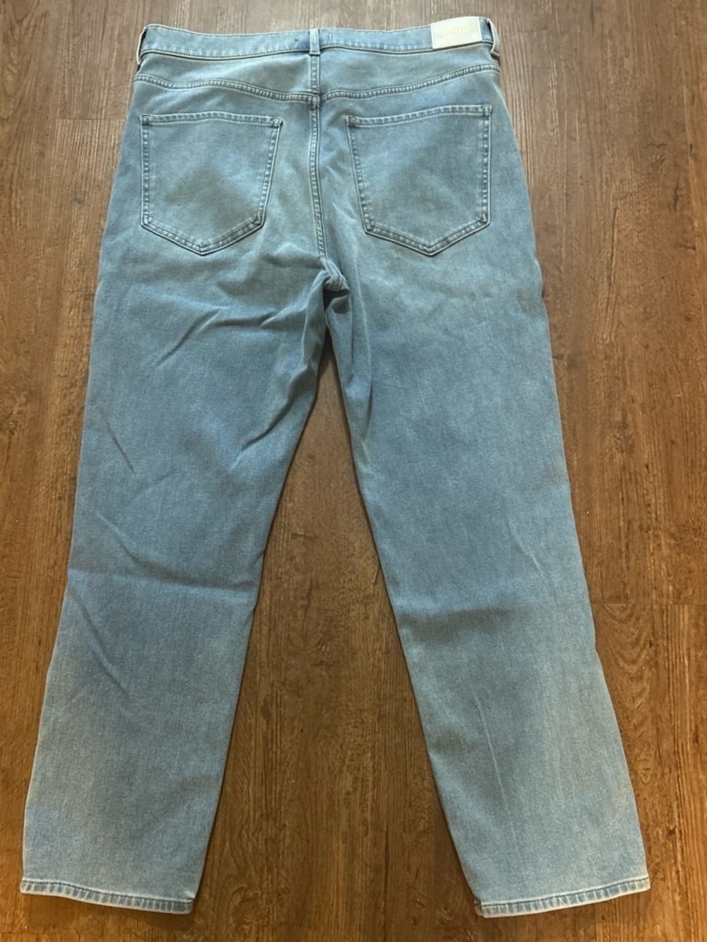 Express Light Blue Jeans - Classic Straight Fit - Picture 2 of 5